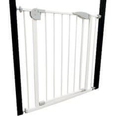 Biela bezpečnostná bariérová brána na schody a dvere