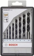 Bosch 8dielna sada špirálových vrtákov do dreva 3