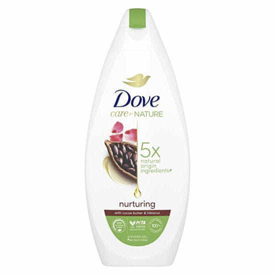 Dove Sprchový gél Nurturing with Cocoa Butter & Hibiscus (Shower Gel)