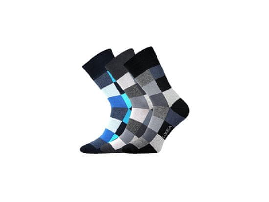 Lonka farebné spoločenské ponožky Decube MIX B (3 páry v balení)