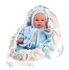 Llorens 63641 NEW BORN - realistická bábika bábätko so zvukmi a mäkkým látkovým telom - 36 cm