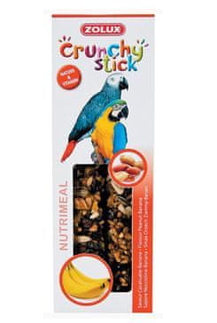 Zolux Crunchy Stick Parrot Arašidy / Banán 2ks