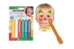 AMOS Farby tvárovej v ceruzke 14x20cm karneval