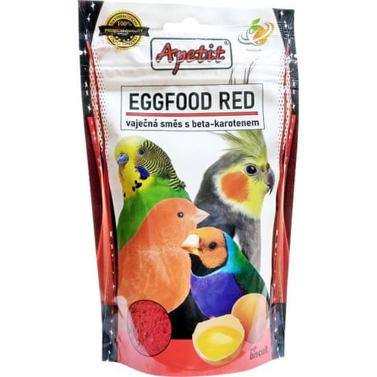 Apetit - drobný exot červená vaječná zmes Eggfood Red 150 g