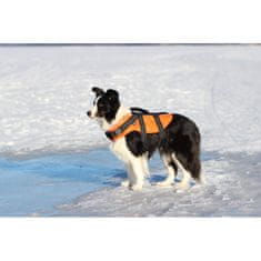 RUKKA PETS Bezpečnostná plávacia vesta pre psa Rukka L oranžová