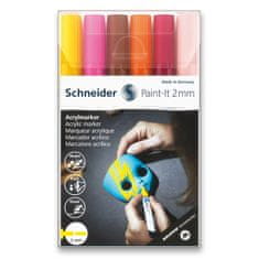 Schneider Akrylový popisovač Paint-It 310 súprava V3, 6 farieb