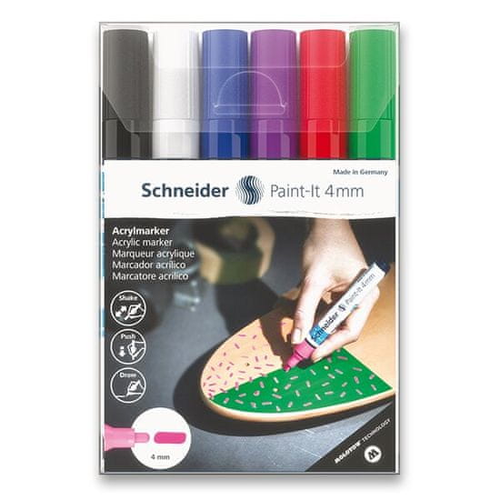 Schneider Akrylový popisovač Paint-It 320 súprava V1, 6 farieb