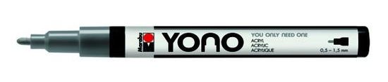Marabu YONO akrylový popisovač 0,5-1,5 mm - sivý
