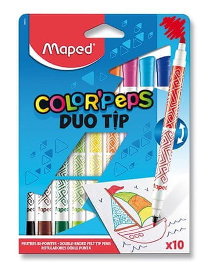 Maped - Fixy Color´ Peps Duo Tip 10 ks