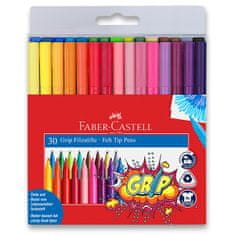 Faber-Castell Detské fixy Grip 30 farieb