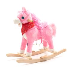 Sun City Hojdací kôň s melódiou a šatkou Starfish pink