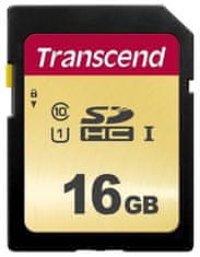 Transcend 16GB SDHC 500S (Class 10) UHS-I U1 (Ultimate) MLC pamäťová karta