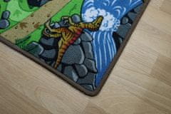 Vopi Detský kusový koberec Dino štvorec 60x60