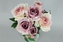 Autronic Ruže, puget, farba fialová. Kvetina umelá. KUM3229