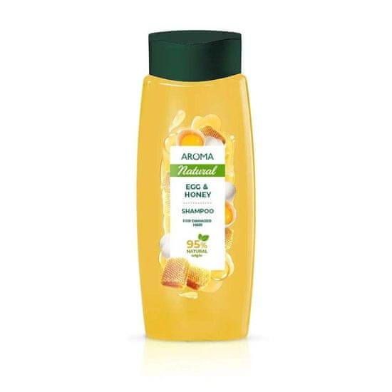 Aroma Šampón na poškodené vlasy Med a vajce Aroma 400 ml