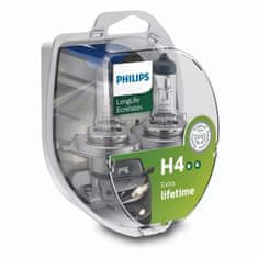 Osram Philips H4 12V 60/55W P43t LongLife EcoVision 2ks Philips 12342LLECOS2