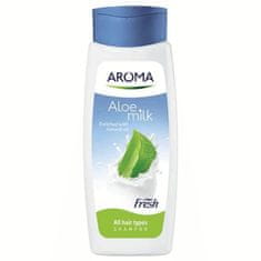 Aroma Šampón pre všetky typy vlasov Aloe mlieko Aroma 400 ml