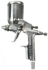 GEKO Striekacia pištoľ HVLP MINI s hornou kovovou nádobkou 200ml, tryska 0,5 mm