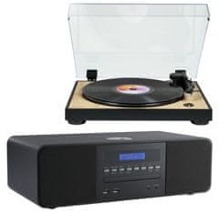 Thomson  TT300 a MIC200 Stereo set digitálny mini systém s gramofónom