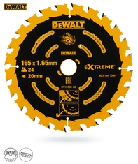 DeWalt kotúčová píla 165x24z x20 s vidlicami EXTREME