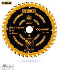 DeWalt kotúčová píla 165x40z x20 s vidlicami EXTREME