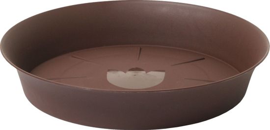Plastia miska Tulipán - čokoládová 14 cm