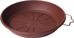 Plastia miska Azalea - čokoládová 27 cm