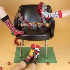 Cerda Univerzálne vianočné ponožky MICKEY MOUSE, Sada 3ks, veľkosť 40-46, 2200008653