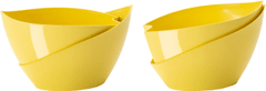 Plastia kvetináč samozavlažovacie Doppio - žltá 14 cm