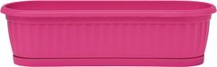 Truhlík Similcotto mini s miskou - tmavo ružový 32x11,5 cm