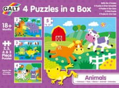 GALT 4 Puzzle v krabici - Zvieratká