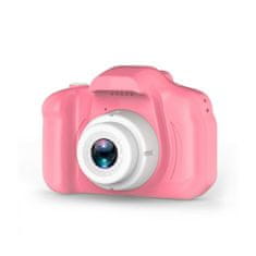 Cool Mango Detská digitálna video kamera, malý hračkový fotoaparát, 1080p, ružová