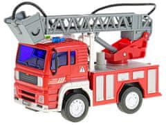 Mikro Trading 18 cm hasičské auto na batérie 1:20 so svetlom a zvukom v krabici