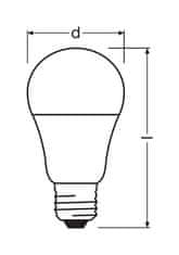 Osram 5x LED žiarovka E27 A60 8,5W = 60W 806lm 4000K Neutrálna biela 300°