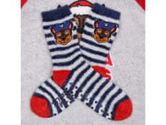 Paw Patrol PAW PATROL Chase Darčeková sada: chlapčenské pyžamo + ponožky, fleece, sivá, červená 18-24 m 92 cm
