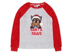 Paw Patrol PAW PATROL Chase Darčeková sada: chlapčenské pyžamo + ponožky, fleece, sivá, červená 18-24 m 92 cm