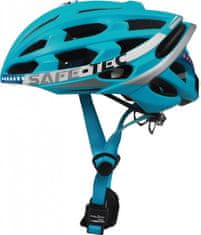 4DAVE SAFE-TEC Múdra Bluetooth helma/ Repro/ TYR 2 Turquoise L