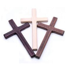 Drevený kríž 12cm hnedý