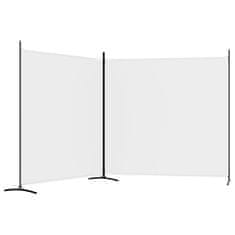 Vidaxl 2-panelový paraván biely 348x180 cm látkový