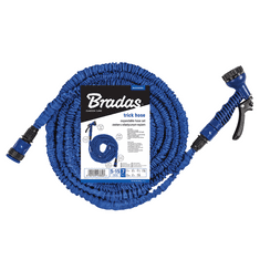 Bradas Flexibilná, zmršťovacia záhradná hadica 10m-30m s postrekovačom - modrá TRICK HOSE BR-WTH1030BL-T-L