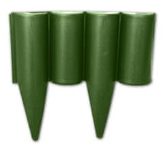 Bradas Plastový obrubník - palisáda 2,5 m, 225 mm, zelená PALGARDEN BR-OBP1202-002GR