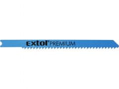 Extol Premium Plátky do priamočiarej píly 5ks, 75x2,5mm, Bi-metal