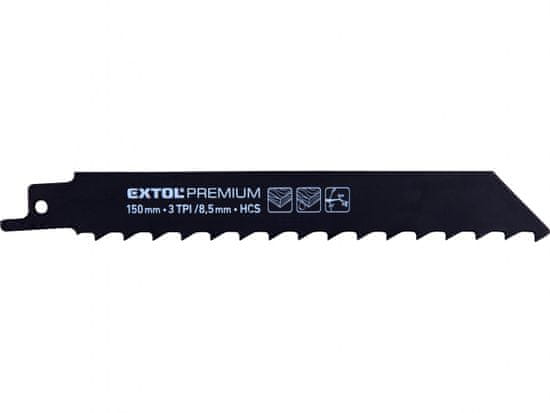 Extol Premium Plátky do píly chvost 3ks, 150x19x1,2mm, HCS