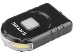 Extol Light Svetlo na čiapku s klipom, 160lm, USB nabíjanie