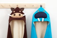 3 Sprouts Hooded Towel, varianta: 15605-Warthog - Prasa bradavičnaté