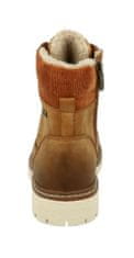 Tom Tailor Dámske členkové topánky 4298301 Cognac (Veľkosť 41)