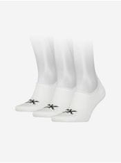 Calvin Klein Sada troch párov pánskych ponožiek v bielej farbe Calvin Klein UNI