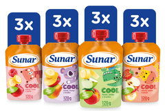 Sunar Cool ovocná kapsička mix príchutí III 12 x 120 g