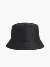 Calvin Klein Čierny dámsky vzorovaný klobúk Calvin Klein UNI