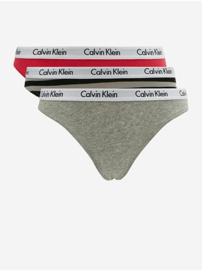 Calvin Klein Nohavičky pre ženy Calvin Klein Underwear - sivá, červená